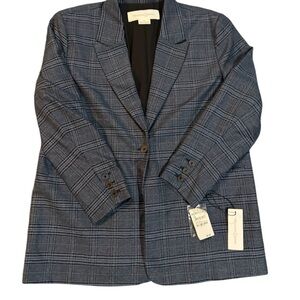 Treasure & Bond Blazer XL – NWT – Navy Plaid Nordstrom Jacket